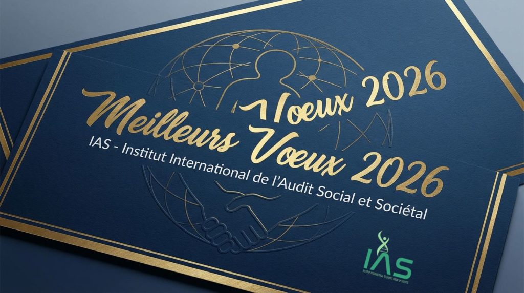 Carte de vœux 2026 de l’Institut International de l’Audit Social et Sociétal