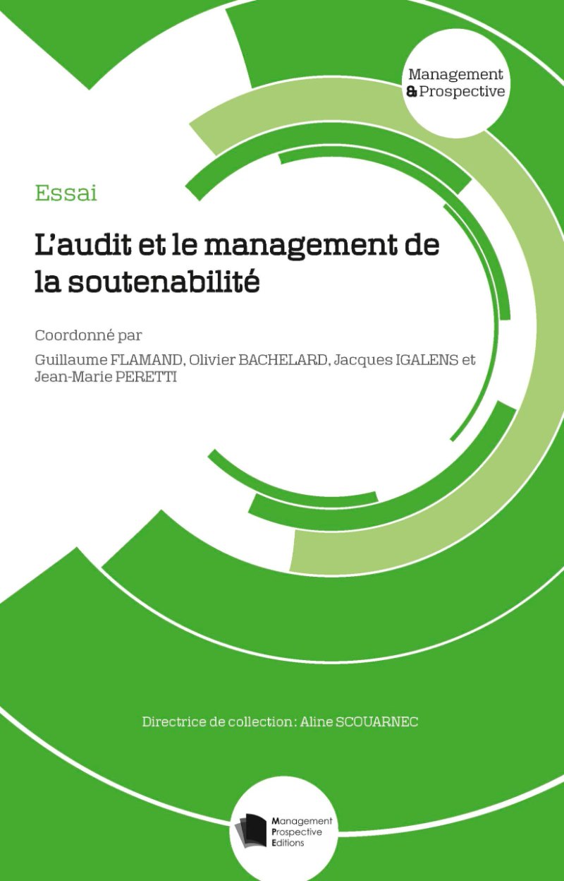 Couverture de l’ouvrage L’audit et le management de la soutenabilité
