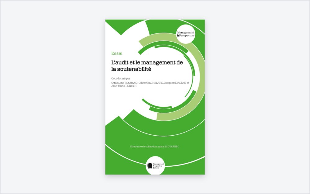 Couverture de l'ouvrage L'audit et le management de la soutenabilité